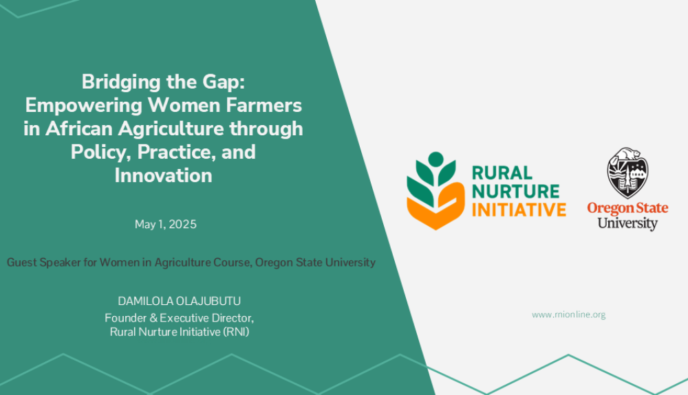 OSU_RNI_WOMEN IN AGRICULTURE COURSE OSU_RNI_WOMEN IN AGRICULTURE COURSE